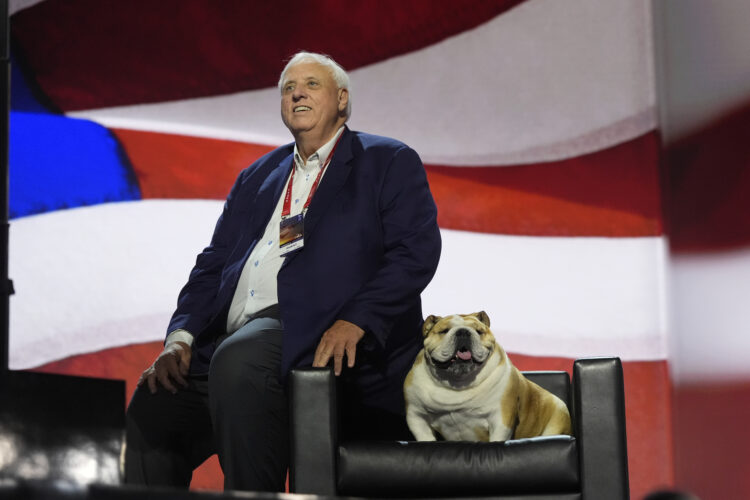 W.Va. Governor Jim Justice, Babydog in Spotlight at Republican Convention